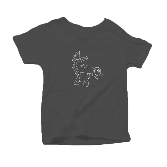 Magical Unicorn, Organic Toddler T-Shirt (7 colors available)