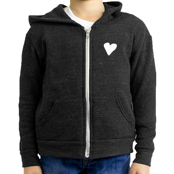 Youth Triblend Fleece Zip Hoodie  (7 colors available)