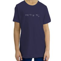 Organic Youth Unisex T-Shirt, FREE TO BE ME! (6 colors available)